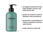 RAYA Velvet Body Nourishing Seaweed Oil 16 oz (S-105) | Hydrating and Nourishing Body Treatment | Made with Natural French Seaweed Oil, Vitamins, and Minerals