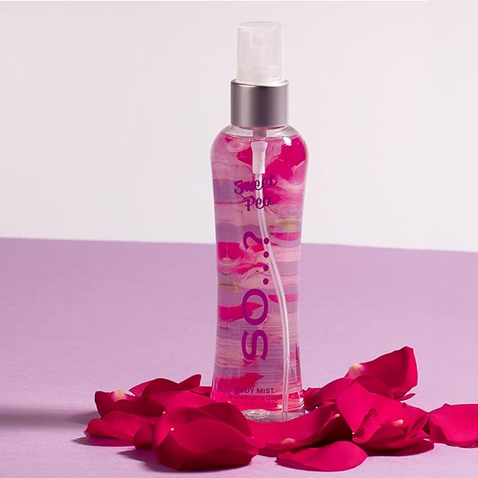 So...? Sweet Pea Body Mist for Women - 3.5 oz Body Mist - Pack of 2