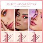 Matte Lip Liner Pencil Set, 12 Colors, Waterproof, Smudge-Proof, Long-Lasting, Semi-Glossy Finish for Defining, Contouring (2#, 3Count (Pack of 1))
