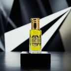 INTENSE OUD Crys Water Arabian Perfume Oil for Men, Long Lasting Alcohol-Free Concentrated Fragrance, 12ml (0.40 oz) in Black Gift Box, Misk Blend