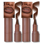 2Pcs 2-in-1 Gradient Lip Liner and Lipstick Lip Combo Set - Achieve Flawless Contour and Gradual Ombre Effect with Easy-to-Use Crayon Form and Cone Tip (2Pcs 06# Coffee Bean)
