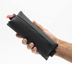 TOOLETRIES The Koby Mini Kit - Silicone Toiletry Organizer, Bathroom Travel Bag - Features Heavy-Duty Zipper, Leak Resistance, Easy to Clean - Charcoal