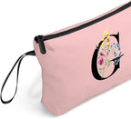 SEAMOON Maid of Honor Friendship Birthday Gifts for Women Her Aunt Sister Bridesmaid Coworkers Bride Personalized Makeup Cosmetic bag with Mirror Mothers Day Christmas Graduation G