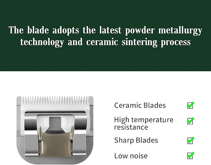 3/4" HT Detachable Replacement Stainless Steel Blades,compatible with oster Classic 76/Star-Teq/Power-Teq andi A*dis AGC,BDC,BGC,MBG Series Clippers,Cut Length 3/4-Inch(19mm)