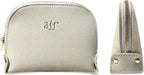 Small Makeup Bag For Purse - Elegant & Compact Cosmetic Pouch For On-The-Go Beauty - Travel Essentials (Gray)