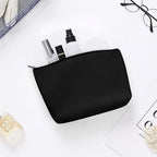 Women's Makeup Case, Large Zipper Cosmetic Case, Toiletry Bag, Travel Cosmetic Toiletry Bag Black