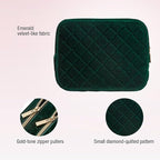 Conair Women's Double Zip Organizer-Toiletry Travel Bag-Makeup-Gifts for Her, Evergreen, 1 Count (Pack of 12)