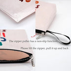 Funny Coffee Gifts: Makeup Bag Affirmations Coffee Accessories Mental Health Cosmetic Bag for Women Girlfriend Zipper Pouch Bag Travel Toiletry Bag for Birthday Christmas