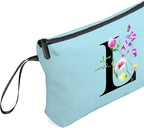 Birthday Friendship Bridesmaid Team Gifts for Employees Women Mom Aunt Daughter Teenage Girl Personalized Make up Cosmetic Bag Travel with Mirror Mothers Day Christmas Graduation L
