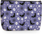 Halloween Themed Makeup Bag, Large Capacity Travel Makeup Case Cosmetic Bags for Women, Portable Pouch Purse Travel Essentials Toiletries Accessories, Halloween Gifts for Women
