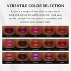 Flori Roberts Luxury Lipstick, Vibrant Lip Makeup for Women of Color or Deeper Skin Tones, Demi-Matte Texture, Hydrates and Conditions Lips