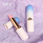 BINGBRUSH Peach Color Changing Lipstick,Moisturizer Long Lasting Lip Care Lip Balm Magic Lip Gloss Lip Tint Stain Gloss Set for Women (1pc Blueberry)
