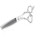 JASON 6" Texturizing Hair Scissors, 23 Teeth Hair Texture Shears Professional Blending Hair Thinning Scissor for Barber, Hairdresser, Stylist, Women and Men, Japanese 440C Stainless Steel Christmas Gi