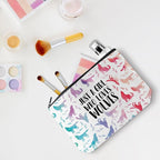 Cute Watercolor Wolf Makeup Bag Wolf Gifts Cosmetic Travel Bag Wolfs Party Favors Stuff Decor for Wolf Lovers Breeder Women Girls Sister Best Friend Funny Skincare Bags for Christmas Birthday