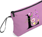 Birthday Friendship Bridesmaid Team Gifts for Employees Women Mom Aunt Daughter Teenage Girl Personalized Make up Cosmetic Bag Travel with Mirror Mothers Day Christmas Graduation L