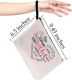 Hanamiya Na Teacher Gifts Makeup Bag for Women, Appreciation, Birthday, Thank You, Cosmetic Bag, Graduation Gifts for Female Educator Coworker
