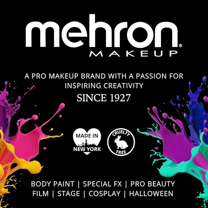 Mehron Makeup CreamBlend Stick - Foundation (.75 oz) (MEDIUM EBONY)