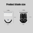 Mag Timmer Blade Replacement 2111 Blades Compatible with Wahl Sterling Mag Trimmers Blades,Fits Sterling Mag Trimmer 8841/8143 /8700/8779 and Beret 8841 Trimmer (Silver/2Pack)