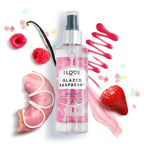 I Love Glazed Raspberry Scented Body Mist - Body Mist Fragrance - Long Lasting Body Spray with Natural Fruit Extracts - Raspberry and Vanilla - 5.1 oz