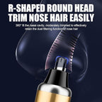 RESUXI Hair Clipper for Men T Blade Zero Gapped Nose Hair Trimmer Set,Professional Cordless Barber Clippers Hair Cutting Machine Haircut Grooming Kit,Gold