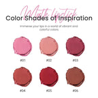 evpct Ruby Red Matte Creamy Lipstick for Women, Long Lasting Waterproof Velvet Lipstick, Lip Stick Crayon Buildable Blendable Creamy Color, Longwear Lip Makeup Cruelty-free 24 hours original labios 05