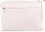 Large Canvas Zipper Pouch, Vintage Inspired Pencil Case for Adults, Travel Toiletry Bag, Small Pouch Bag for Supplies, Makeup or Toiletries (Bloomsbury)