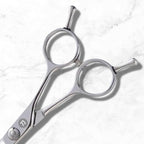 Saki Shears Odachi 5.5" Hair Cutting Scissors/Shears - Straight Handles - Dual Tangs - Zero Offset - Lightweight Hair Scissors for Professionals - Japanese 440C Steel - For Barbers and Hairdressers
