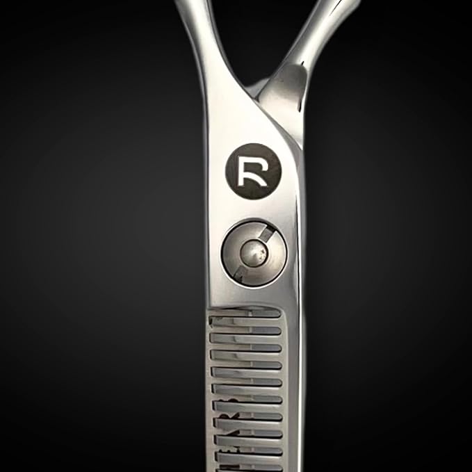 Saki Kotaro 5.5 Inch Hair Cutting Shears Set for Professional Hairdressers and Barbers - Includes Hair Scissors and Thinning Shears - Made From Premium Japanese 440C Steel
