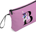 Birthday Inspirational Bridesmaid Proposal Team Small Gifts for Women Mom Aunt Teacher Sister Coworkers Makeup Cosmetic Bag Travel with Mirror Mothers Day Christmas Graduation B