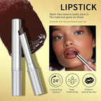 Tinted Lip Balm Lipstick, Hydrating Natural Glossy, Long-lasting Moisturizing & Nourishing Lip Care with Natural Ingredients Transparent Color (Drak Honey, 0.07oz)