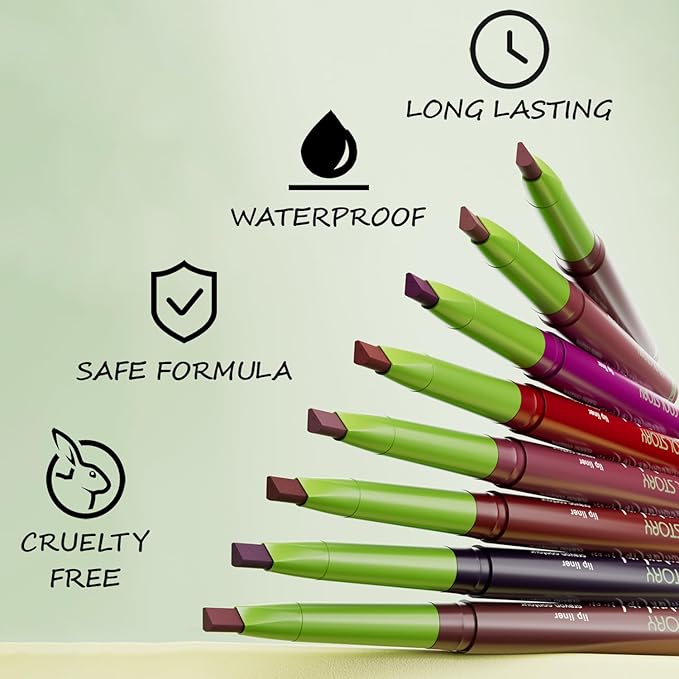 Matte Finish Lip liner and Nourishing Lip Gloss Kit for Women, High Pigmented Natural Nude Pink Red Brown Lip Pencil Makeup Long Lasting Moisturizing Plumping Lip Oil Gloss Winter Care (#08)