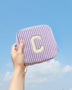 LETGO Bridesmaid Gifts for Wedding Day, Bridesmaid Gifts | Bridesmaid Proposal Gifts Unique Gifts | Preppy Makeup Bag 30th Birthday Gifts for Her | Makeup Organizer Bag Preppy Stuff