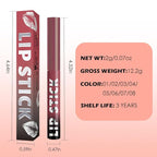 Purple Matte Lipstick for Women, Long Lasting Waterproof Transfer-Proof Vegan, 24 Hours Moisturizing Glossy Shine Lip Gloss, Lipstick Palette Beauty Products Makeup All-Day Formula A03#