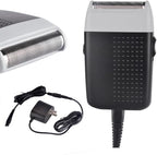 Corded Electric Foil Shaver,Professional Close Shave Razor,Bald Head Shavers for Men,Barber Shop Fade Style Clipper,Face Stubble Beard Smooth Trimmer,12v Powerful Motor,Only Corded Use