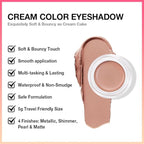 Single Cream Nude Brown Matte Eyeshadow Palette Makeup, Natural Single Mini Instant Holographic Eyeshadow For Women, Sombras Crema Para Ojos, Talc, Paraben & Cruelty Free, R03