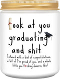 Graduation Gifts, 2025 Funny Graduation Gifts for Her Him, Best Grad High School Congratulations College Masters PhD Degree Nurse - Lavender Scented Candles