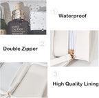 Clear Makeup Bag Small, TSA Approved Portable Toiletry Bag with Zipper Cosmetic Travel Bag Makeup Organizer Case Mini Makeup Pouch for Purse Car Organizer Bag for Women Men