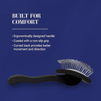 Chris Christensen Baby K Dog Slicker Brush, Groom Like a Professional, Fluff Detangle Style, Saves Time Energy, Black, Small