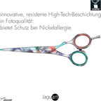 Haar-Schere in Heaven 5,5" Haarschneideschere lieferbar in 8 verschiedenen Motiven, in haeven