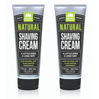 Pacific Shaving Company Natural Shaving Cream - Shea Butter + Vitamin E Shave Cream for Hydrated Sensitive Skin - Clean Formula for a Smooth, Anti-Redness + Irritation-Free Shave Cream (7 Oz, 2 Pack)