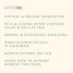 DefineMe Aquamarine Crystal Infused Natural Perfume Mist, Kahana Scent, 0.95 FL OZ