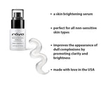 RAYA Brightening Serum (517) | Brightening and Color Restoring Facial Treatment for All Non-Sensitive Skin | Made with Vitamin-C and Vitamin-A