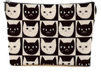 Cat Makeup Bag Cat Gifts Cosmetic Bag Cat Lover Gifts for Women Girls Best Friends Aunt Mom Cat Themed Gifts Cat Stuff Travel Organizer Zipper Pouch Graduation Birthday Friendship Gifts