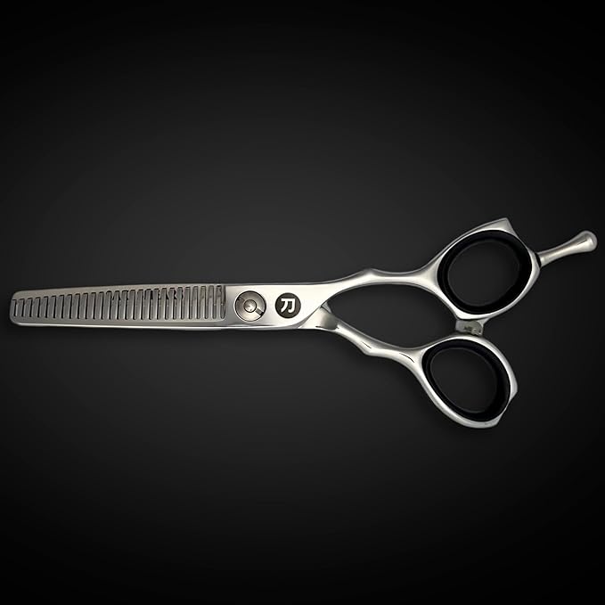 Saki Kotaro 5.5 Inch Hair Cutting Shears Set for Professional Hairdressers and Barbers - Includes Hair Scissors and Thinning Shears - Made From Premium Japanese 440C Steel