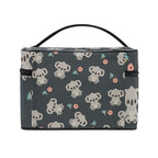 senya Cosmetic Bag Cartoon Koala Travel Makeup Organizer Bag Portable Train Case for Women Girls