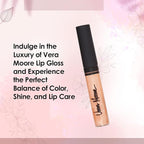Lip Gloss, Moisturizing Lip Color with Shimmer for Long Lasting Shine, Lightweight Lip Stain, Non-Sticky Lip Gloss with Aloe Vera, W/Vitamin C, E (Naked Innocense)