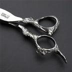 5.5/6 /7 Inch Purple Dragon Knight Professional Japanese Hair Scissors Barber Scissors Set (7.5 inch Cutting)