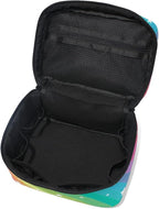 Makeup Bag, Rainbow Stars Travel Makeup Organizer Bag Cosmetic Cases Toiletry Bags for Girl Women Ladies
