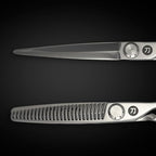 Saki Shears Tanto - Professional 6.5" Hair Cutting Scissors Set Includes Thinning Shears and Leather Case