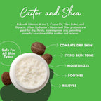 Urban Hydration Castor and Shea Face Cleanser and Face Lotion Duo Pack | Combats Dry Skin, Cleanses, Hydrates, and Evens Skin Tone, For All Skin Types, Leaves Skin Glowing and Smooth